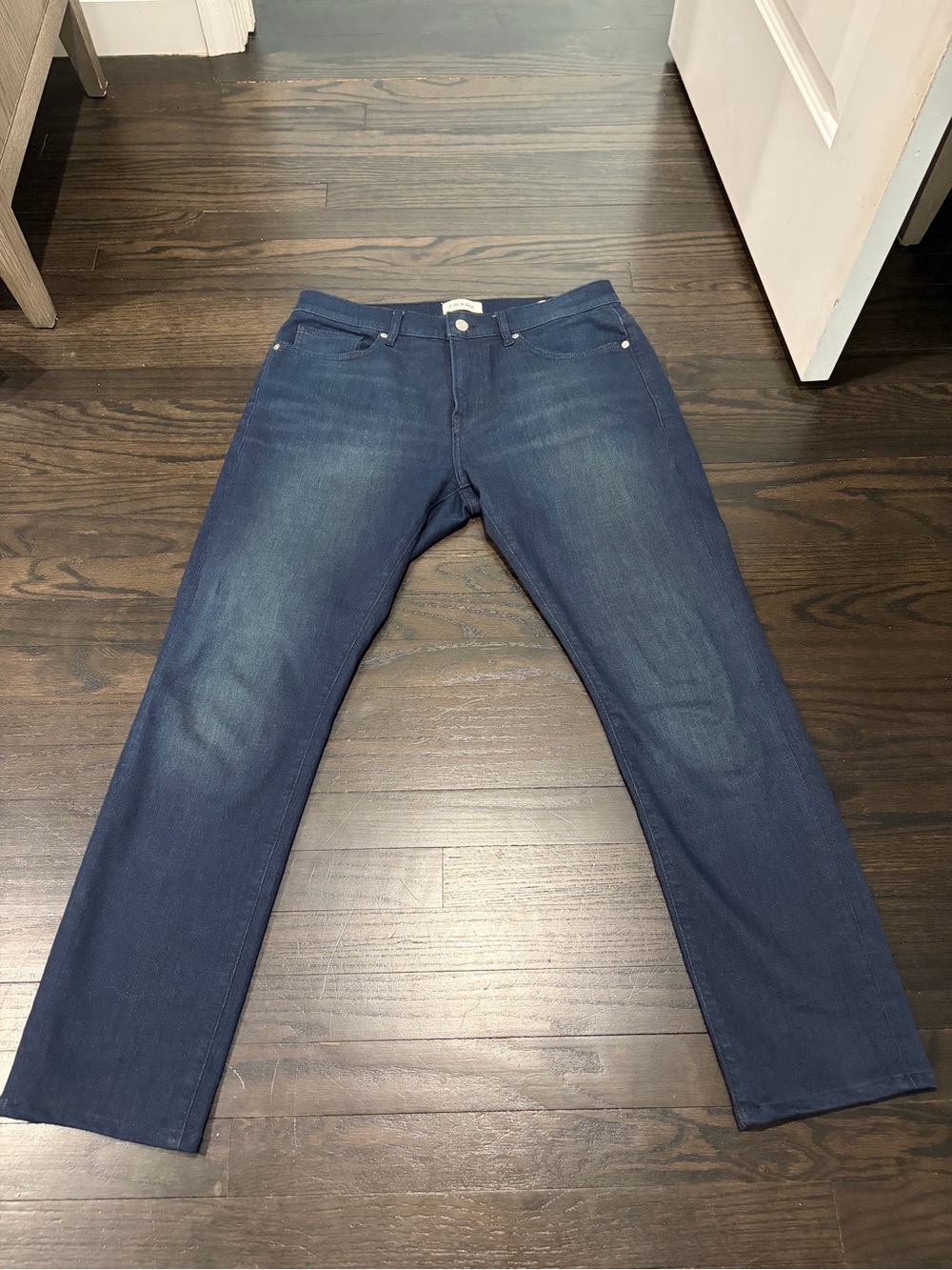 Frame Men's Blue Denim Jeans - Classic Straight Fit